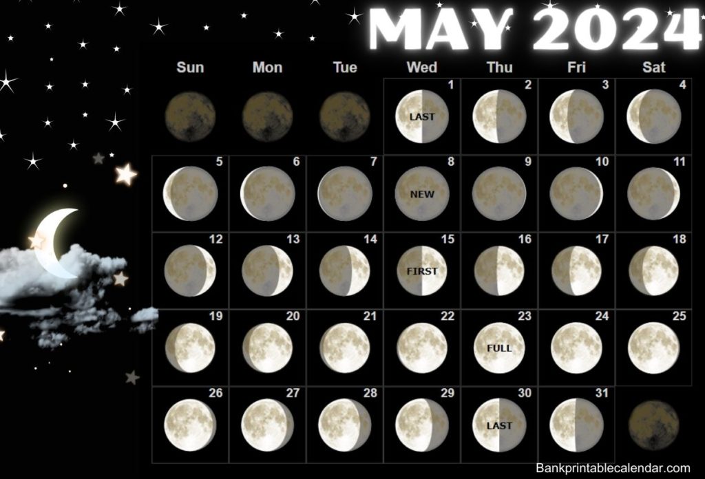 Lunar May 2024 Calendar