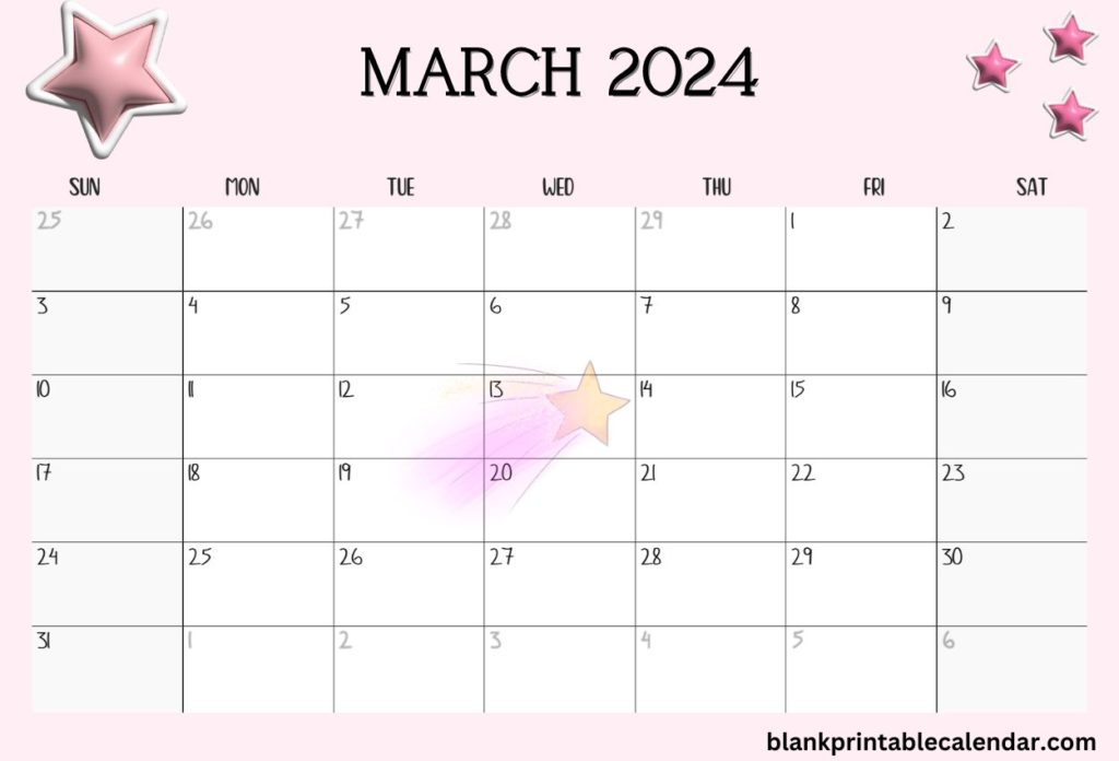 March 2024 Cute Designs