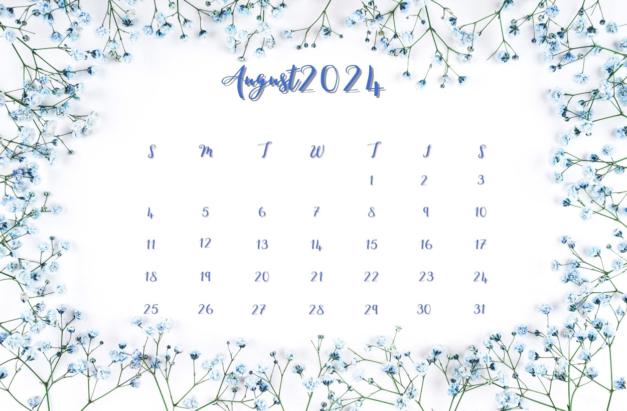 August 2024 Floral Calendar