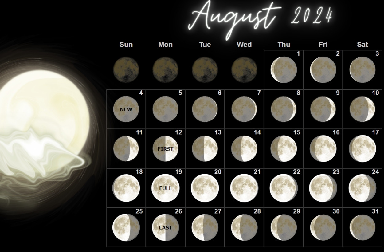 August 2024 Lunar Calendar