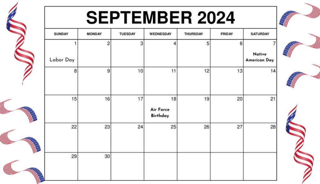 September 2024 USA Festivals Calendar